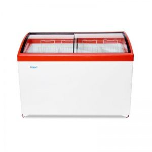 Морозильный ларь с гнутым стеклом Снеж МЛГ 400 в компании ШефСтор