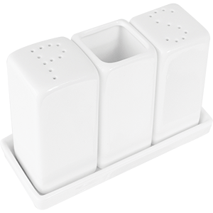 Набор для специй 3 предмета на подставке Kunstwerk A2429 в компании ШефСтор