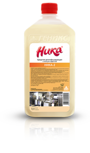 Картинка Средство дезинфицирующее с моющим эффектом 1л Геникс Ника-2  в ШефСтор Средство дезинфицирующее с моющим эффектом 1л Геникс Ника-2  в компании ШефСтор