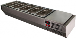 Витрина настольная Polair VT2-G (1/4) для ингредиентов в компании ШефСтор