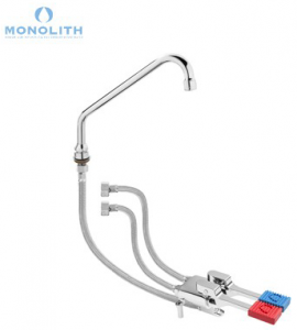 Смеситель с краном педальный горизонтальный Monolith R0902020203 в компании ШефСтор