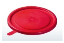 Пластиковая крышка для тарелки для супа, салатов и десерта, красный MenuMobil 99210R в компании ШефСтор