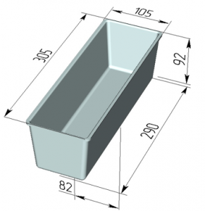 Форма для хлеба 305 х 105 х 92мм Spika в компании ШефСтор