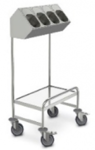 Тележка для столовых приборов с полкой MenuMobil 79010201 в компании ШефСтор