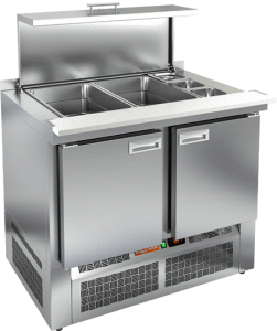 Стол для салатов Hicold SLE3-11GN полипропилен холодильный в компании ШефСтор
