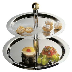 Поднос-этажерка 2-х ярусная для фруктов APS 33238 в компании ШефСтор