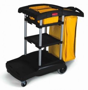 Тележка для уборки большой вместительности Rubbermaid FG9T7200BLA в компании ШефСтор