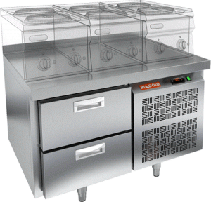 Стол морозильный Hicold GN 2/BT LT под оборудование в компании ШефСтор