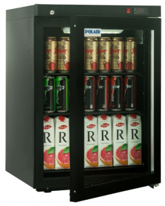 Шкаф холодильный Polair DM102-Bravo черный с замком в компании ШефСтор