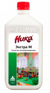 Средство дезинфицирующее с моющим эффектом 1л Геникс Ника-Экстра М Профи в компании ШефСтор