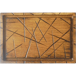 Доска для подачи с выемкой дуб PPwood PP400-2 в компании ШефСтор