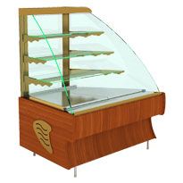 Витрина нейтральная кондитерская Cryspi Elegia Premium OC 45 в компании ШефСтор