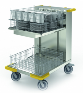 Мобильный диспенсер корзин 650х530 с посудой MenuMobil 0180012 в компании ШефСтор