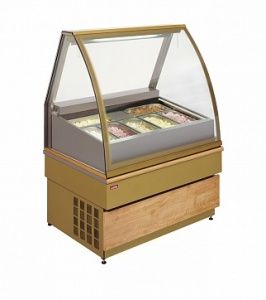 Витрина для мороженого Unis Georgia III 1000, inox в компании ШефСтор