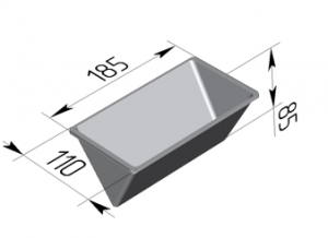 Форма для хлеба 185 х 110 х 85мм Spika в компании ШефСтор
