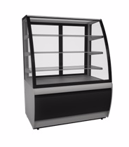 Витрина холодильная Kayman K-ВК-900 ЛЮКС СЕРЕБРО кондитерская в компании ШефСтор