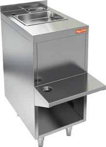 Стол для блендера Hicold НБМБП-4/6Б с рукомойником в компании ШефСтор
