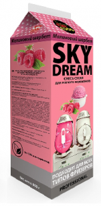 Смесь сухая для мягкого мороженого Sky Dream Малиновый шербет FunFoodCorp.EasternEurope в компании ШефСтор