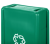 Контейнер раздельного сбора (база) 87л Rubbermaid FG354007GRN (4)