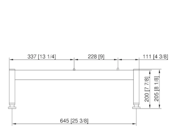 Подставка UG I Combi-Duo стандарт 6-1-1 на 6-1-1 и 10-1-1 Э RATIONAL 60.31.200 (3)