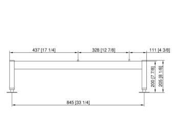 Подставка UG I Combi-Duo MarineLine 6-2-1 на 6-2-1 и 10-2-1 RATIONAL 60.31.205 (3)