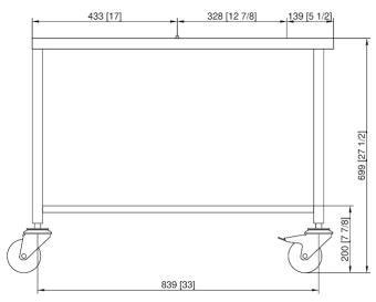 Подставка III передвижная 6-2-1 и 10-2-1 RATIONAL 60.31.106 (3)