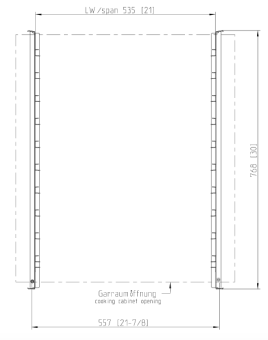 Навесная рама 10-2-1, 10 уровней RATIONAL 60.12.133 (3)