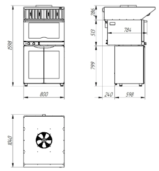Вытяжной зонт Abat ЗВВ-4-6-4 (210000080802) 6