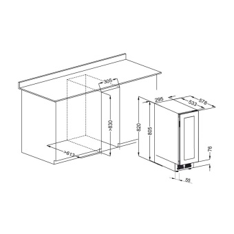 Винный шкаф Meyvel MV19-KWT1 17