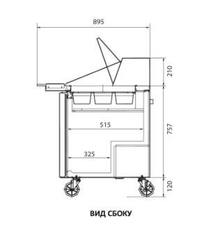 Стол для сбора сэндвичей Turbo Air FMU-36 в ШефСтор (chefstore.ru) 5