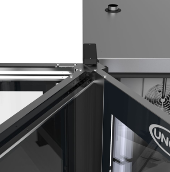 Unox XEVC-1011-EZRM Открывание двери на 180 градусов