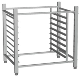 Подставка открытая с направляющими Unox XR190 в ШефСтор (chefstore.ru)