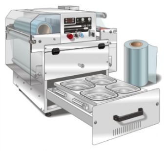 Запайщик лотков COMPAC C50PF (2) Запайщик лотков COMPAC C50PF (2)