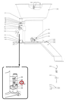Винт MCS M6X8 A4 Hallde 14362 (Бункер непрерывной подачи) в ШефСтор (chefstore.ru)