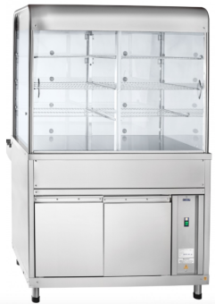 Прилавок-витрина нейтральная Abat ПВТ-70КМ-В-01 (21000002361) в ШефСтор (chefstore.ru) 2