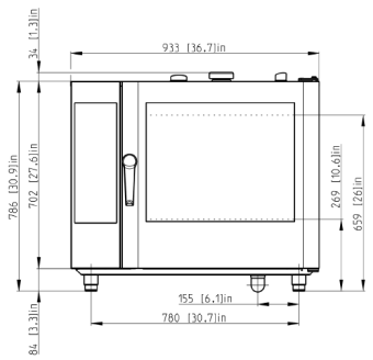 Пароконвектомат Retigo B611IG VISION II газовый (3)