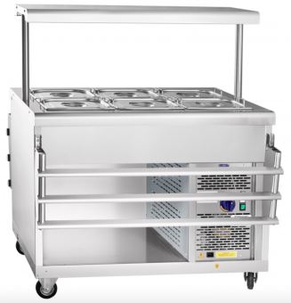 Прилавок холодильный Abat ПВВ(Н)-70ПМ-НШ (нерж) (210000000455) в ШефСтор (chefstore.ru) 4