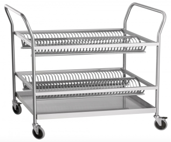 Тележка для сушки тарелок Abat ТСТ-100 (210000002728) в ШефСтор (chefstore.ru) 2