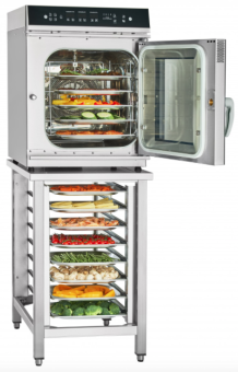 Пароконвектомат электрический Abat Мини-ПКА 6-1-2В на подставке в ШефСтор (chefstore.ru)