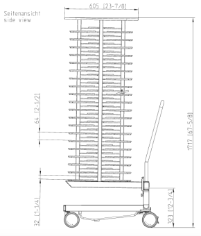 Тележка-кассета Finishing® 20-1-1, 60 тарелок RATIONAL 60.21.293 (4)