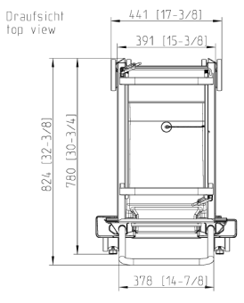 Рама с направляющими 20-1-1, 17 уровней RATIONAL 60.21.289 (4)