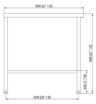Подставка II 6-1-1 и 10-1-1 RATIONAL 60.31.086 (3)