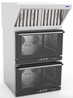 Вытяжной зонт Abat ЗВВ-4-6-4П (21000002118) установленный на печь