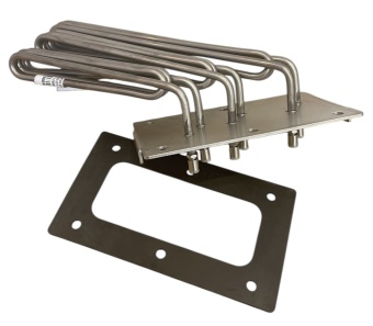 Тэн с уплотнением для котла Metos 3912207   3601207 (5)