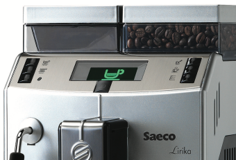 Кофемашина Saeco Lirika plus silver офисная (панель управления)