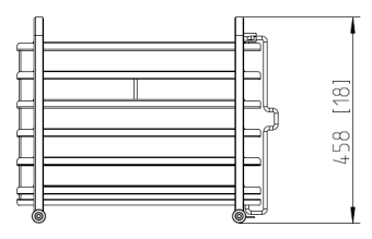Рама с направляющими 6-1-1, 6 уровней RATIONAL 60.61.420 (2)