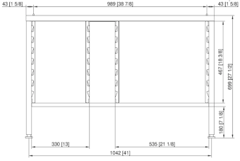 Подставка II 6-2-1 и 10-2-1 RATIONAL 60.31.087 (2)