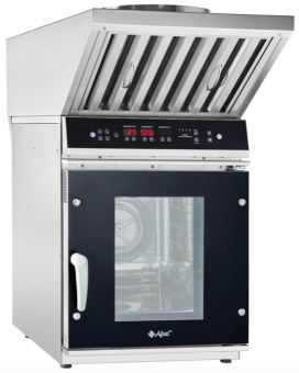 Пароконвектомат электрический Abat Мини-ПКА 6-1-2П с вытяжным зонтом в ШефСтор (chefstore.ru)