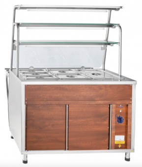 Мармит вторых блюд Abat ЭМК-70Т (дуб) (210001801023) в ШефСтор (chefstore.ru) 2