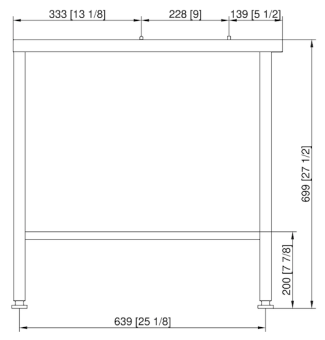 Подставка III 6-1-1 и 10-1-1 RATIONAL 60.31.091 (3)